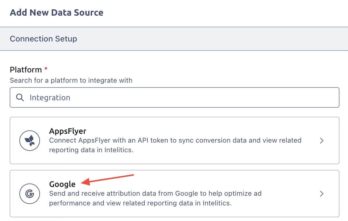 Data Source Google Data Source Google