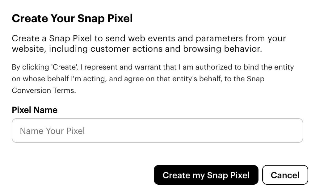 Snap Name Pixel